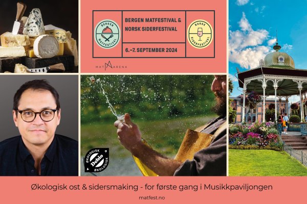 Økologisk ost- og sidersmaking i Musikkpaviljongen 7.9.