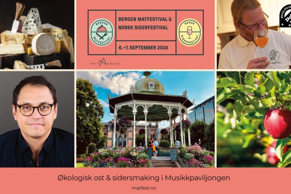 Økologisk ost- og sidersmaking i Musikkpaviljongen 6.9.