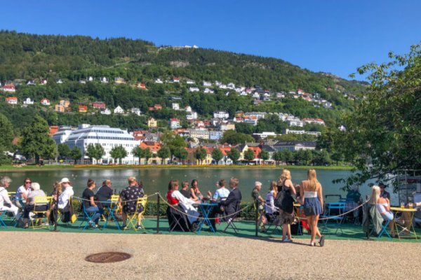 Uforglemmelig uteservering på Landmark